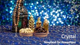  Presentation with eid - Slides having eid and ramadan theme background background and a ocean colored foreground