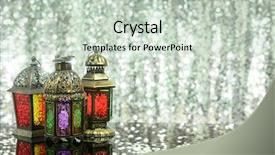  Presentation with eid - Slide set with eid and ramadan theme background background and a soft green colored foreground