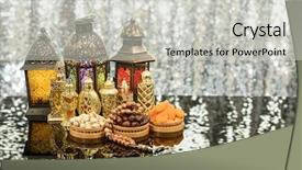  Presentation with eid - Amazing slides having eid and ramadan theme background backdrop and a light gray colored foreground