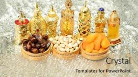  Presentation with eid - Slide deck consisting of eid and ramadan theme backgrounds background and a soft green colored foreground