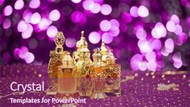  Presentation with eid - Audience pleasing PPT layouts consisting of eid and ramadan theme backgrounds backdrop and a violet colored foreground