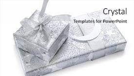  Presentation with stars moon - Slide set with occasion of eid al fitr background and a white colored foreground