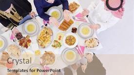  Presentation with family islamic - Cool new slides with eid-mubarak-muslim-people-praying backdrop and a lemonade colored foreground