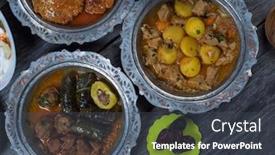  Presentation with eid mubarak - Slide deck featuring eid-mubarak-traditional-ramadan-iftar background and a dark gray colored foreground