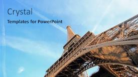  Presentation with eiffel tower paris france - Amazing slide deck having eiffel-tower-in-paris-france backdrop and a  colored foreground