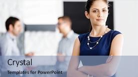  Presentation with office ergonomics man worker exercising - PPT layouts enhanced with ejecutivo - attractive office worker standing background and a  colored foreground