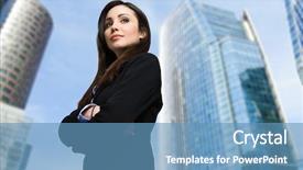  Presentation with portrait of a horse - PPT theme having ejecutivo - portrait of a confident young background and a teal colored foreground