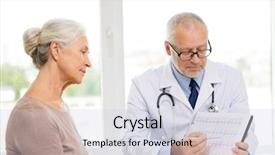  Presentation with health care - Beautiful presentation theme featuring ekg - medicine age health care backdrop and a lemonade colored foreground