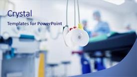  Presentation with emergency medicine - Colorful slide deck enhanced with ekg - medicine health care electrocardiography emergency backdrop and a sky blue colored foreground