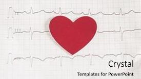 Presentation with medical concept - Amazing theme having ekg graph paper electrocardiogram - medical backdrop and a white colored foreground