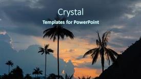  Presentation with colombia - Cool new slide deck with el-bosque-de-las-palmas backdrop and a ocean colored foreground