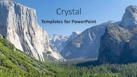  Presentation with yosemite - Theme featuring el-capitan-mountain-in-yosemite background and a light blue colored foreground
