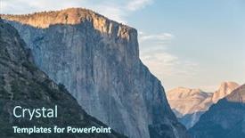  Presentation with yosemite - Cool new theme with up in yosemite national park backdrop and a ocean colored foreground