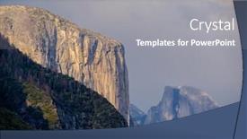  Presentation with yosemite - Colorful slide set enhanced with el capitan rock formation close-up in yosemite national park california usa backdrop and a gray colored foreground