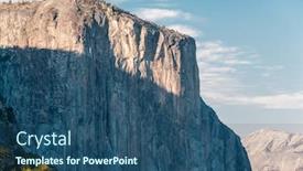  Presentation with yosemite - Amazing PPT layouts having el capitan rock formation close-up in yosemite national park california usa backdrop and a ocean colored foreground