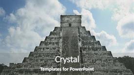  Presentation with maya - Beautiful slide set featuring toltecs - el castillo the castel backdrop and a dark gray colored foreground