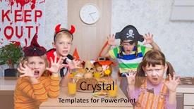  Presentation with celebrate - Cool new slides with el filibusterismo - group of funny children backdrop and a  colored foreground