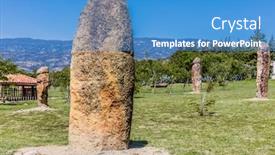  Presentation with villa - Slides having el-infiernito-near-villa-de background and a teal colored foreground