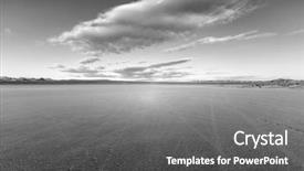  Presentation with mirage - PPT theme enhanced with el mirage dry lake bed background and a gray colored foreground