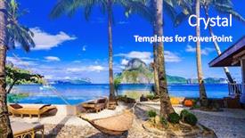  Presentation with philippine traditional - Theme enhanced with el nido palawan philippine background and a cobalt blue colored foreground