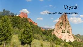  Presentation with colorado - Colorful presentation enhanced with el paso - garden of the gods backdrop and a light blue colored foreground