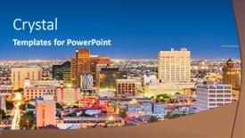  Presentation with mexico city - Beautiful PPT layouts featuring el-paso-texas-usa-downtown backdrop and a ocean colored foreground