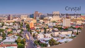  Presentation with mexico city - Colorful PPT theme enhanced with el-paso-texas-usa-downtown backdrop and a teal colored foreground