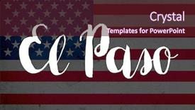  Presentation with arabic letters calligraphy - Beautiful slides featuring el paso written with hand backdrop and a tawny brown colored foreground