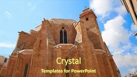  Presentation with church - Audience pleasing theme consisting of el salavador church in burriana backdrop and a  colored foreground