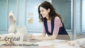  Presentation with old fashion pen rizal - Audience pleasing presentation theme consisting of elaborate - cheerful attractive fashion designer leaning backdrop and a soft green colored foreground