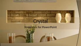  Presentation with dining - Cool new presentation design with elaborate - modern apartment dining room backdrop and a  colored foreground