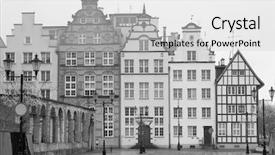  Presentation with black and white old phone - Audience pleasing PPT layouts consisting of elblag in black and white backdrop and a light gray colored foreground