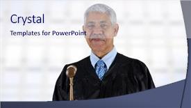  Presentation with hvac minority - Amazing theme having elder law - senior minority judge in his backdrop and a  colored foreground