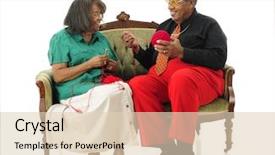  Presentation with wife - Colorful theme enhanced with young and beautiful attractive young woman covering eye with fingers while standing against grey background backdrop and a  colored foreground.