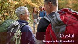  Presentation with chat - Audience pleasing slide deck consisting of elderly-couple-having-a-nice backdrop and a tawny brown colored foreground