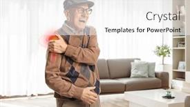  Presentation with shoulder-pain - Presentation with elderly-ma-with-burning-pain and a white colored foreground