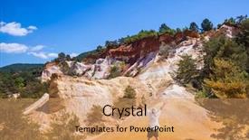  Presentation with elderly - Beautiful presentation featuring elderly-man-admires-a-magnificent backdrop and a coral colored foreground