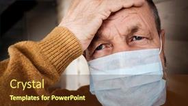  Presentation with headache - Slide deck consisting of elderly-man-in-a-medical background and a tawny brown colored foreground