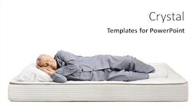  Presentation with sleeping - Amazing slide set having elderly-man-in-pajamas-sleeping backdrop and a white colored foreground