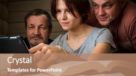  Presentation with hypertension at a young age - Audience pleasing presentation consisting of elderly man middle-aged man backdrop and a coral colored foreground