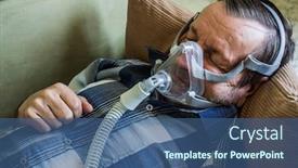  Presentation with covid coronavirus - PPT layouts having elderly-man-with-the-covid background and a ocean colored foreground