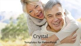  Presentation with man riding big bike motor - Colorful PPT layouts enhanced with elderly person falls - senior man giving piggyback ride backdrop and a coral colored foreground