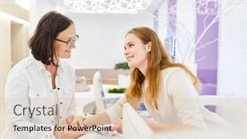  Presentation with farm - Amazing slide set having elderly-woman-at-the-check backdrop and a lemonade colored foreground