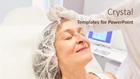  Presentation with acid - Amazing slide set having elderly-woman-is-being-prepared backdrop and a lemonade colored foreground