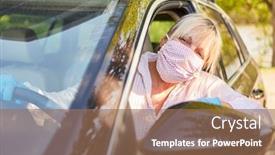  Presentation with corona virus - Cool new theme with elderly-woman-wearing-a-face backdrop and a coral colored foreground