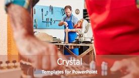  Presentation with electirc byke - Slide set consisting of electircity - expert repairs electirc guitar background and a  colored foreground