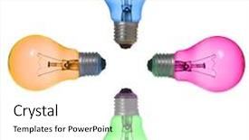  Presentation with electric - Cool new presentation with electric bulbs backdrop and a white colored foreground