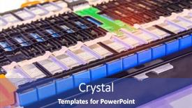  Presentation with electric car battery - Presentation with electric-car-lithium-battery-pack and a ocean colored foreground