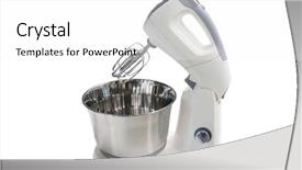  Presentation with mix of cabbages on white - Colorful slide set enhanced with electric device - automatic mixer isolated backdrop and a white colored foreground