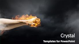  Presentation with power and energy - Colorful theme enhanced with electric forces - all his power backdrop and a black colored foreground